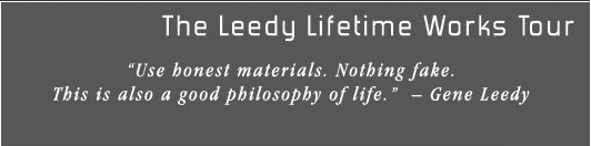 The Leedy Lifetime Works Tour