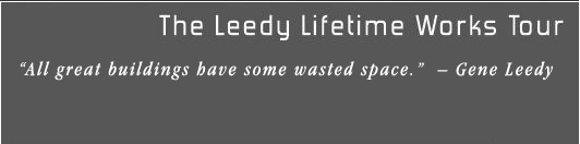 The Leedy Lifetime Works Tour